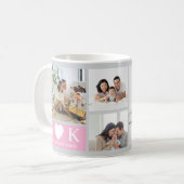 Mug Premier Chéri EDITABLE 4 Photos Saint-Valentin (Devant gauche)