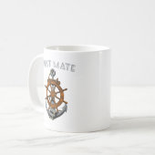 Mug Premier compagnon d'Ancre nautique (Devant gauche)
