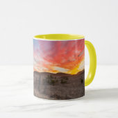 Mug Premier coucher du soleil du jour (Devant droit)