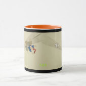 Mug Premier défilement, Anciennes batailles japonaises (Centre)