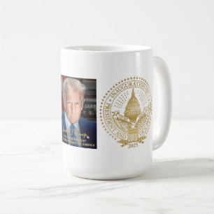 Mug Premier et deuxième sceau inaugural Donald Trump
