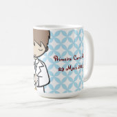 Mug Premier garçon adorable de brune de sainte (Devant droit)