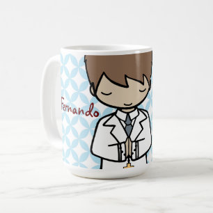 Mug Premier garçon adorable de brune de sainte