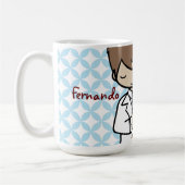 Mug Premier garçon adorable de brune de sainte (Gauche)