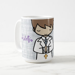 Mug Premier garçon adorable de brune de sainte