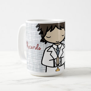 Mug Premier garçon adorable de brune de sainte