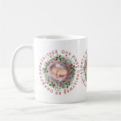 Mug Premier grand-parents de Noël avec une photo (Gauche)