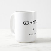 Mug Premier GrandPA Est minimaliste Moderne. (Devant gauche)