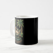 Mug Premier Jésus pense qu'un design de canard drôle e (Devant gauche)