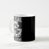 Mug Premier Jésus pense qu'un design de raton laveur e (Devant gauche)