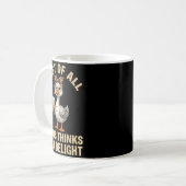 Mug Premier Jésus pense qu'une joie drôle de mème d'oi (Devant gauche)