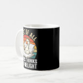 Mug Premier Jésus pense qu'une joie Funny Goose Meme (Devant gauche)