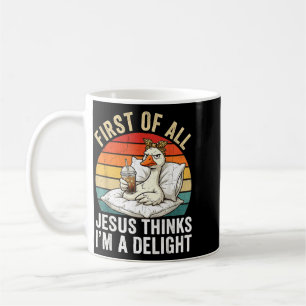 Mug Premier Jésus pense qu'une joie Funny Goose Meme