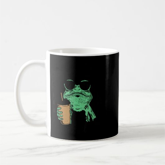 Mug Premier Jésus Pense Un Délice Grenouille Café (Gauche)