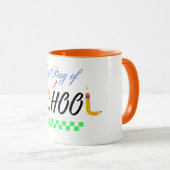 Mug Premier jour de l'école T-shirt - mignonne et amus (Devant droit)