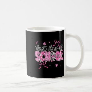 Mug Premier Jour D'école Coquette Nœud Retour À L'écol