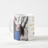 Mug Premier Mariage Anniversaire Amour Citation Photo (Devant gauche)