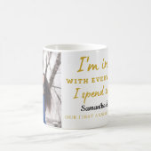 Mug Premier Mariage Anniversaire Amour Citation Photo (Centre)