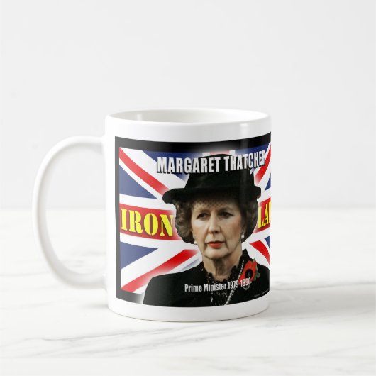Mug Premier ministre de Margaret Thatcher (Gauche)