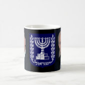Mug Premier ministre Netanyahu et emblème de l'Israël (Centre)