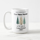 Mug Premier Noël dans notre nouvelle maison, Musique d (Gauche)