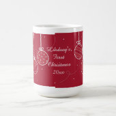 Mug Premier Noël de bébé décoratif (Centre)