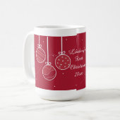 Mug Premier Noël de bébé décoratif (Devant gauche)