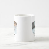 Mug Premier Noël du bébé Élégant minimal moderne (Centre)