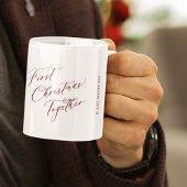 Mug Premier Noël en tant que M. et Mme photo nouvellem