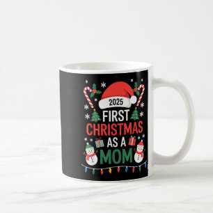 Mug Premier Noël en tant que maman 2025 tenue de fête