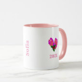 Mug Premier Noël en tant que maman d'une petite fille (Devant droit)