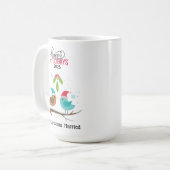 Mug Premier Noël Inséparables mariés (Devant gauche)