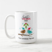 Mug Premier Noël Inséparables mariés (Gauche)