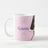 Mug Premier nom adorable de fille de brune de sainte (Gauche)