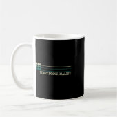 Mug Premier Point Malibu Break Surf Rétro Vague  (Gauche)