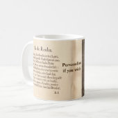 Mug Premier portrait folio de Shakespeare - avec Ben (Devant gauche)