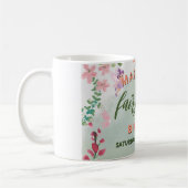 Mug Première année de fée forêt aquarelle champignon (Gauche)