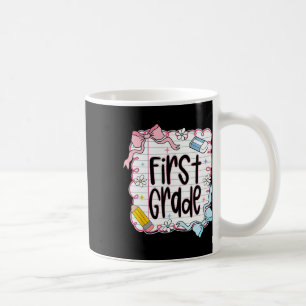Mug Première Année Retour À L'École Coquette Bow Pour