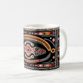Mug Première autochtone australienne inspirée (Devant droit)