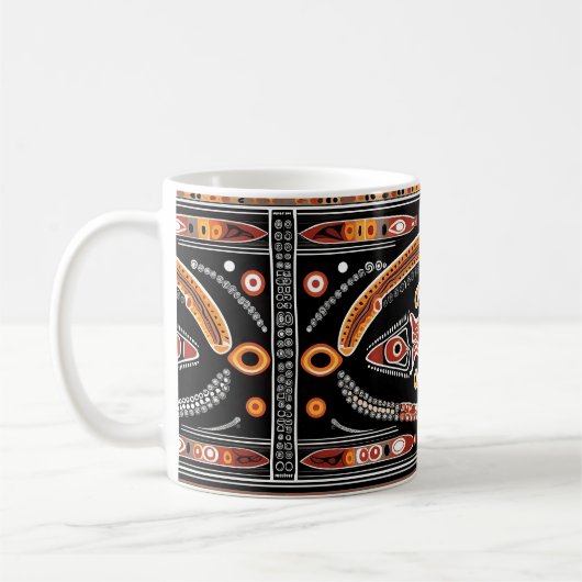 Mug Première autochtone australienne inspirée (Gauche)