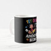 Mug Première aventure de CE1 École Enseignant Enfants  (Devant gauche)