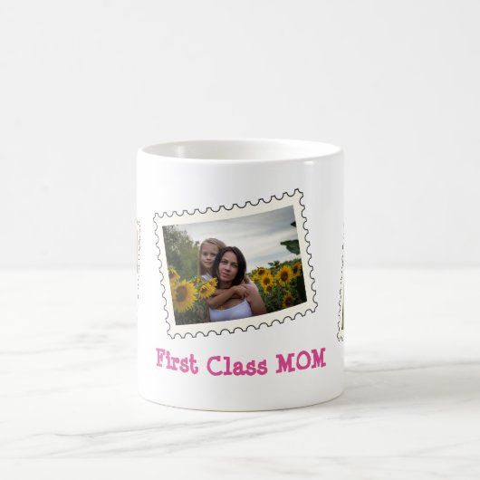 Mug Première Classe MOM Meilleure MOM Ever 3 photos pe (Centre)