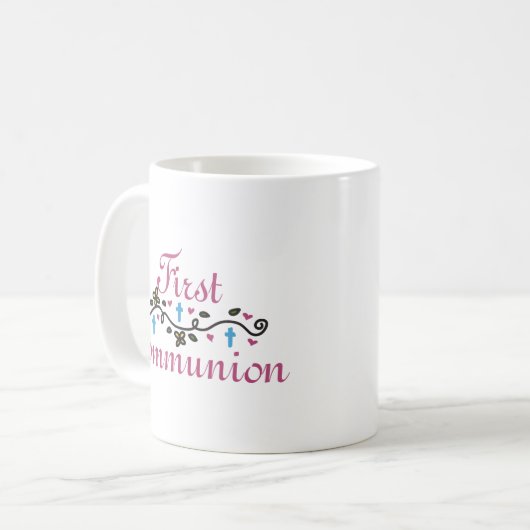 Mug Première communion (Devant gauche)