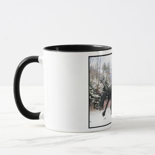 Mug "Première course de neige" (Gauche)