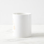 Mug Première énergie de travail | Monogramme doodles (Centre)