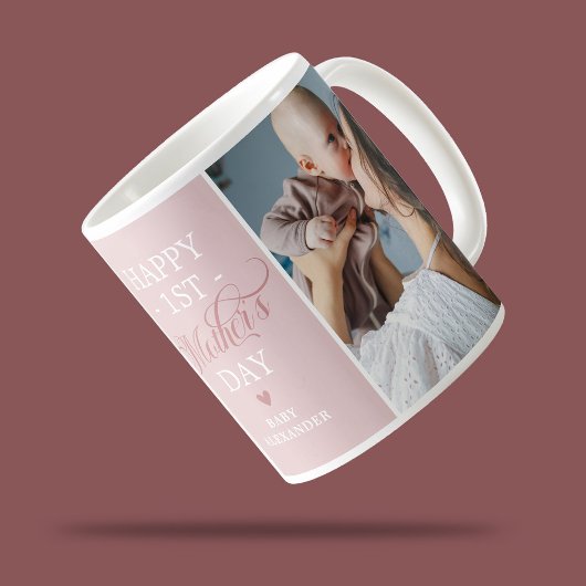 Mug Première fête des mères 2 Photo Rose