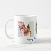 Mug Première Fête des Mères Lettres de photos de coeur (Gauche)