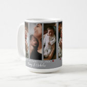 Mug Première fête des mères Trois photos Collage | Gra (Devant gauche)