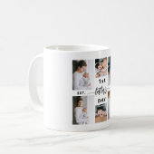 Mug Première Fête des pères 6 Collage photo (Devant gauche)