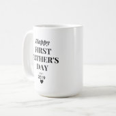 Mug Première Fête des pères de Happy Happy Heart (Devant gauche)